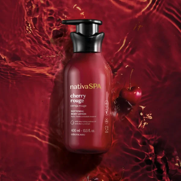 Loção Corporal Aveludada Nativa Spa Cereja Rouge 400ml