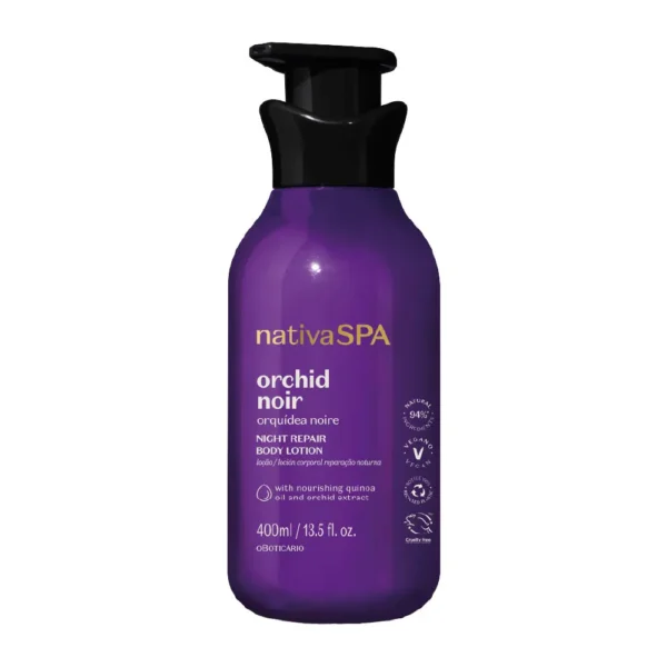 Loção Corporal Nativa Spa Orquídea Noire, 400ml